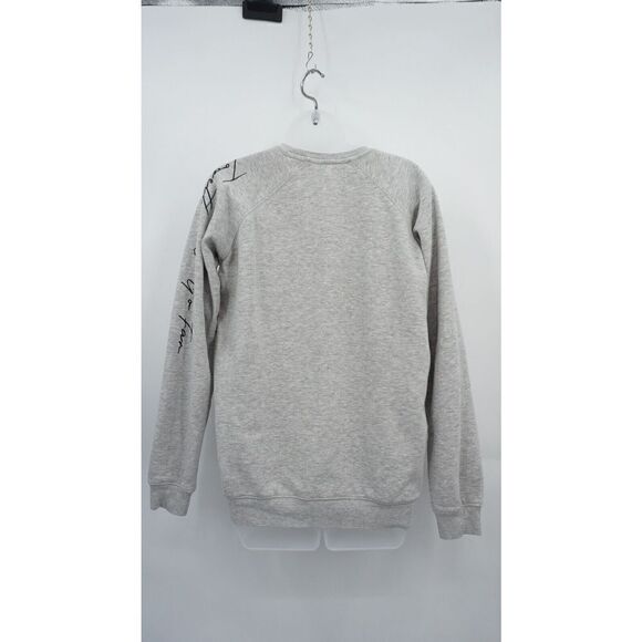 Peloton Sweatshirt Medium Together We Go Far Gray Long Sleeve Crew Neck Cycling - Picture 6 of 11